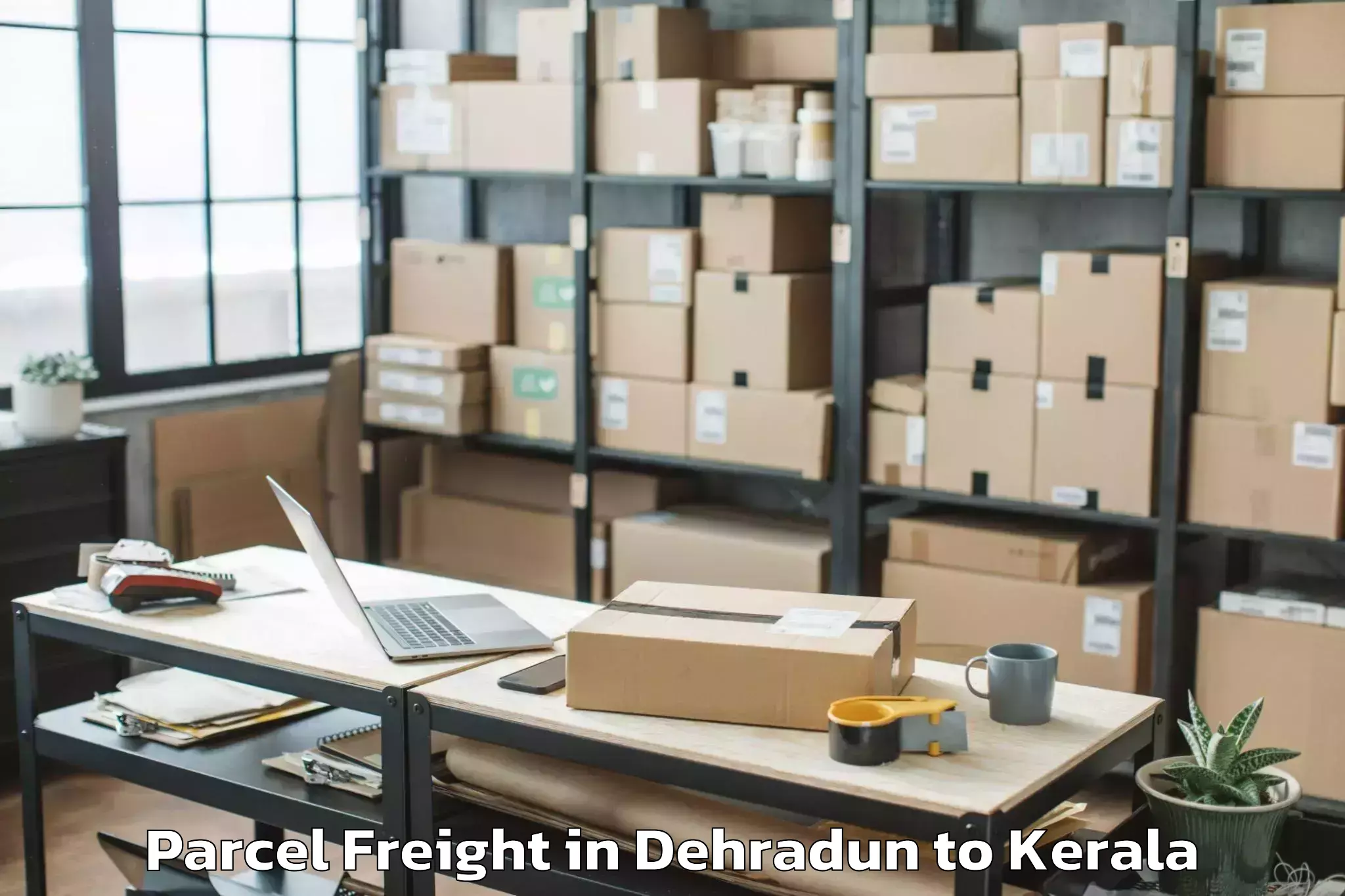 Affordable Dehradun to Pariyapuram Parcel Freight